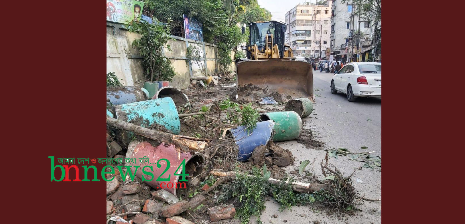 ডিএসসিসির অভিযানে ৯ অবৈধ স্থাপনা উচ্ছেদ