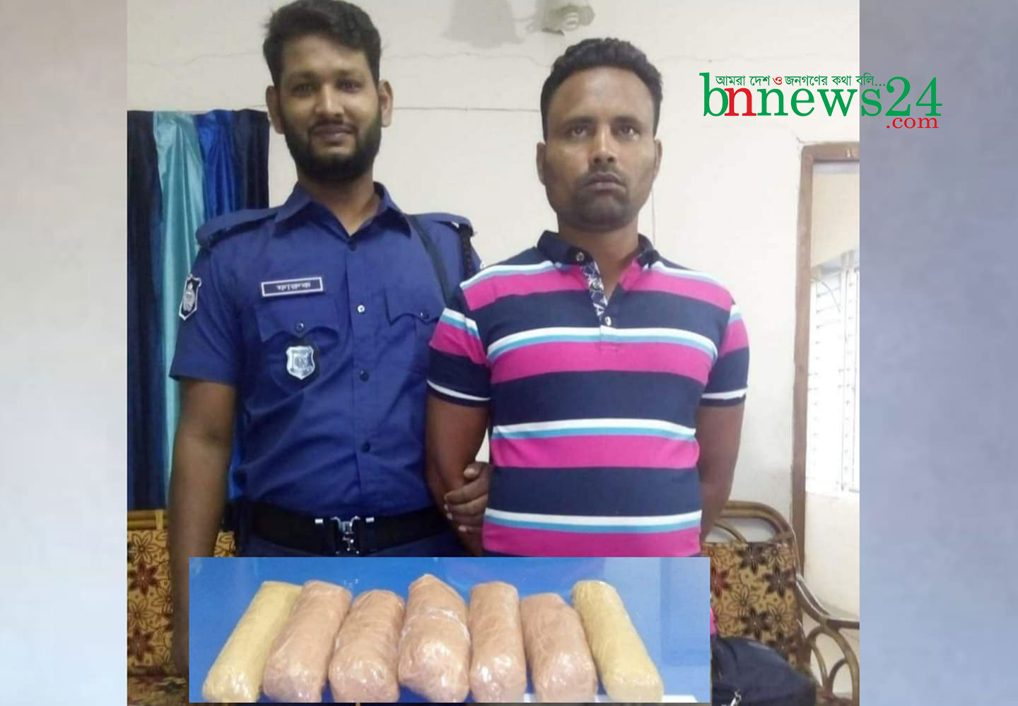 শার্শায় ১২কেজি ভারতীয় রুপাসহ পাচারকারী আটক