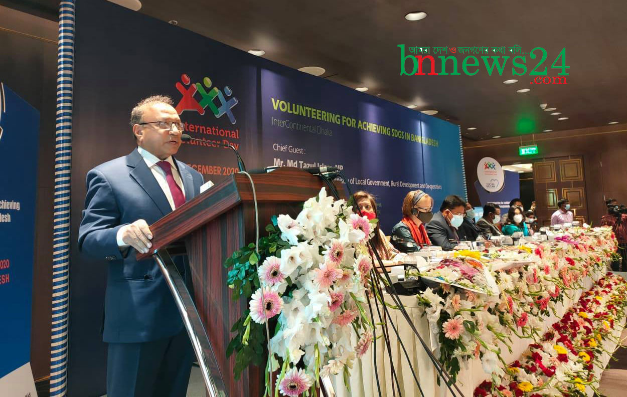 দেশে জাতীয় স্বেচ্ছাসেবক নীতিমালা তৈরি করা হবে: এলজিআরডিমন্ত্রী