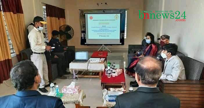 চিলাহাটি-হলদিবাড়ি রেল সংযোগ প্রকল্পের পরিদর্শন