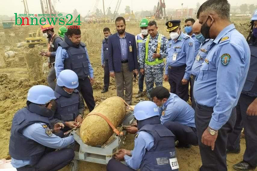 হযরত শাহজালাল বিমানবন্দরে মিলল ২৫০ কেজি ওজনের বোমা
