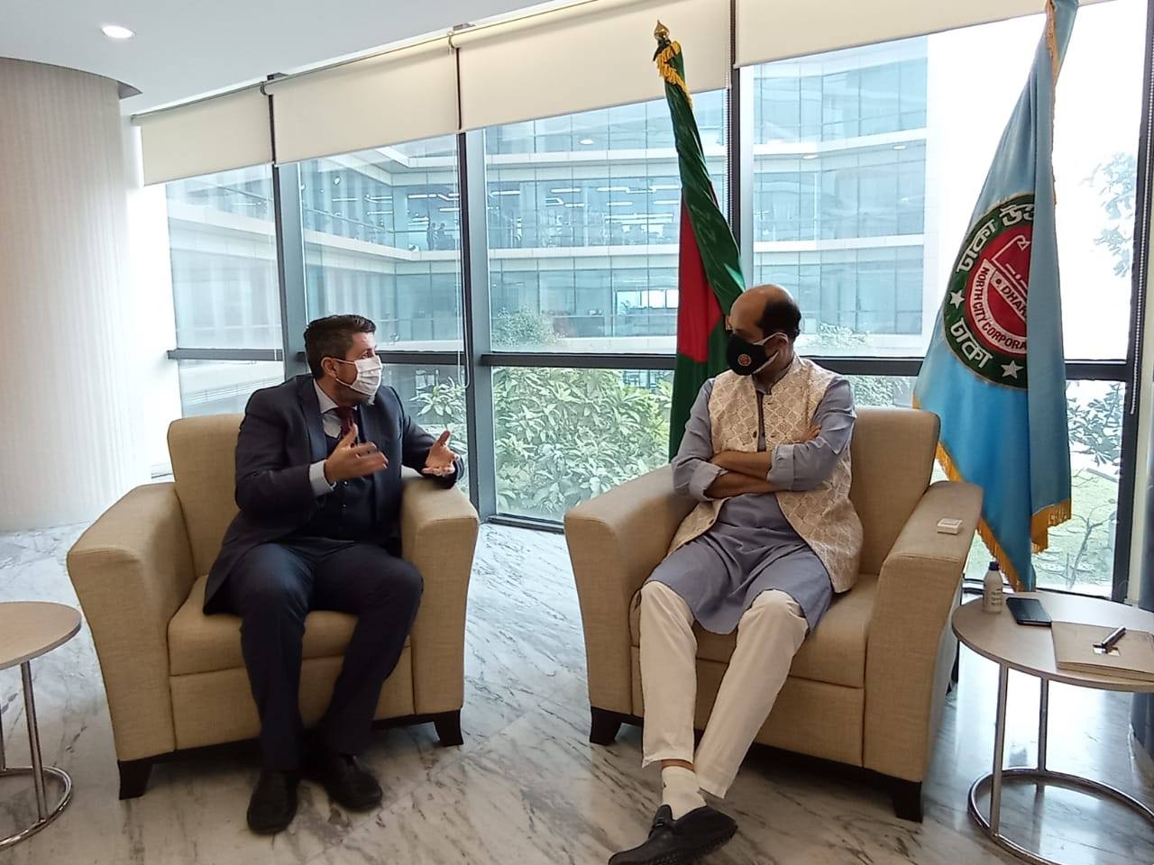 আতিকুল ইসলামের সাথে কসভোর রাষ্ট্রদূতের সাক্ষাৎ