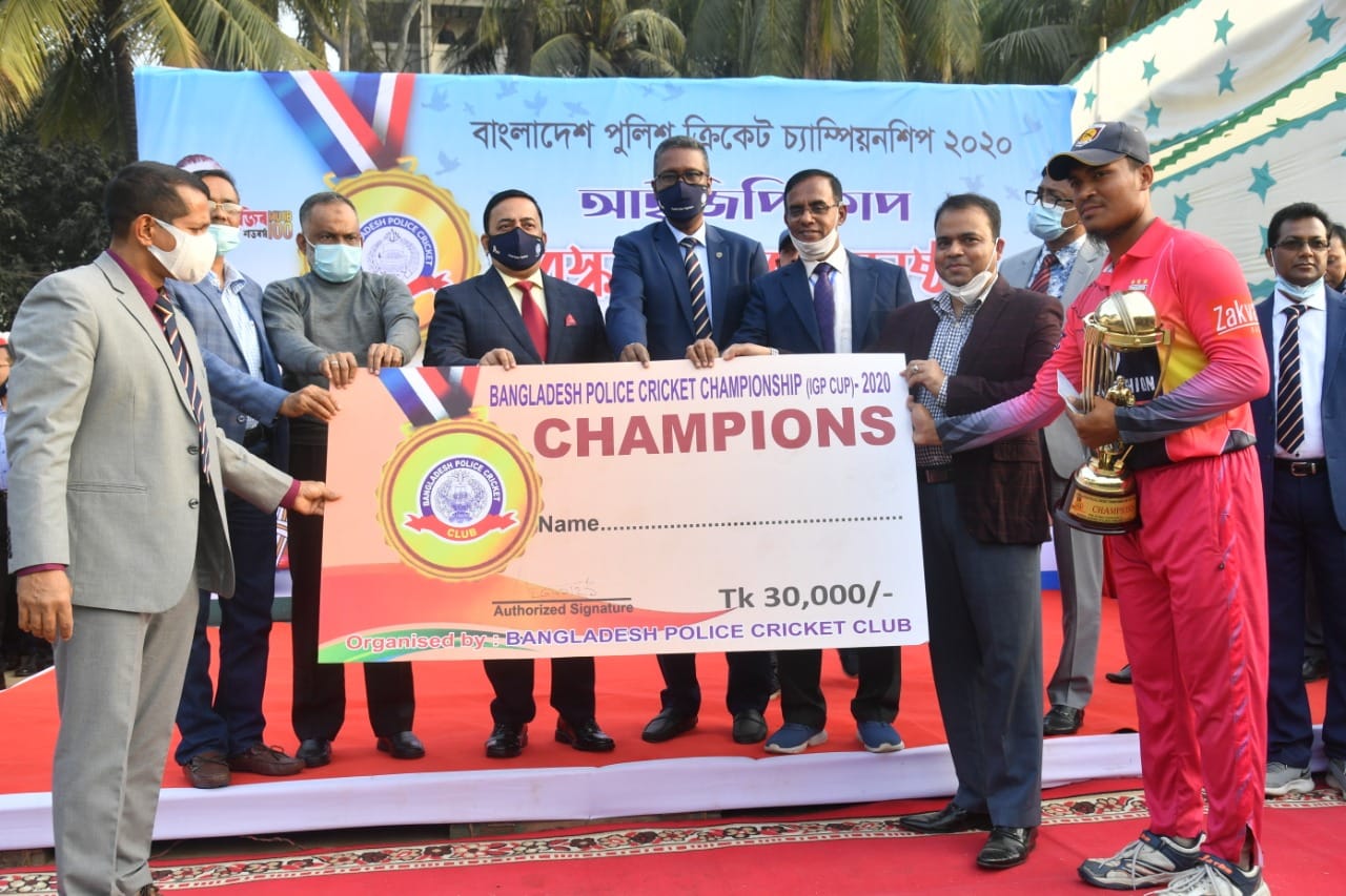 পুলিশ ক্রিকেটে এপিবিএন চ্যাম্পিয়ন 