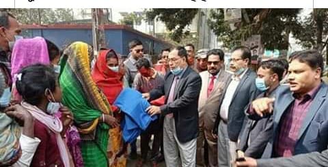 চৌগাছায় এমপি নাছিরের কম্বল বিতরণ
