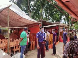 চৌগাছার হাজরাখানা গ্রামে  অবৈধ বলুহ মেলা উচ্ছেদ