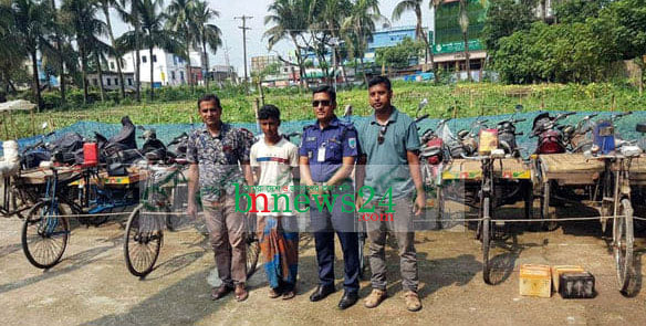 য‌শো‌রের কেশবপু‌রে চোরাই ভ্যানসহ আ’লীগ সভাপতি গ্রেফতার