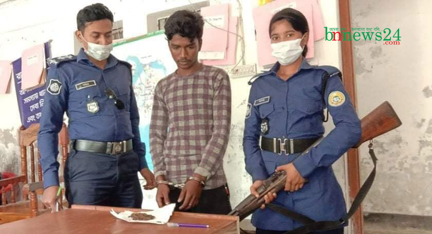 রাঙ্গাবালীতে গাঁজাসহ আটক ১