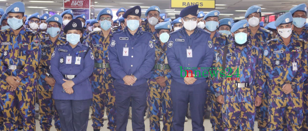 মালি মিশনে যোগ দিতে ঢাকা ছাড়লেন ১৪০ পুলিশ