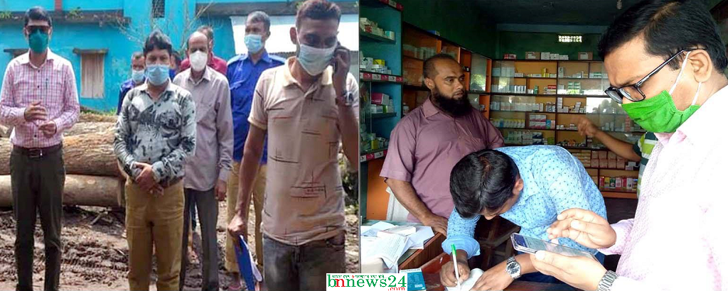 মণিরামপুরে ৩টি স’মিলসহ ফার্মেসী ও হোটেল মালিককে জরিমানা