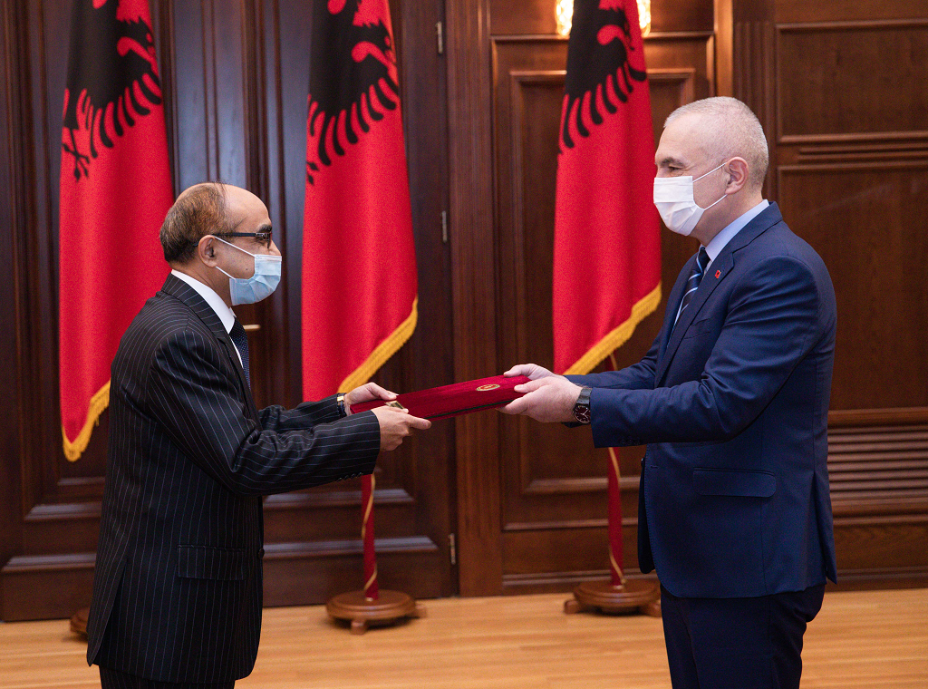 বাংলাদেশের সঙ্গে আলবেনিয়ার ব্যবসায়ীদের বাণিজ্যে উৎসাহিত করার অনুরোধ রাষ্ট্রদূত'এর