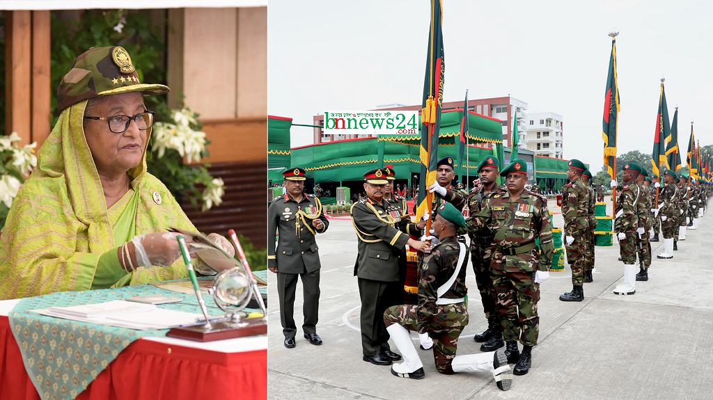 সেনাবাহিনীকে প্রশিক্ষিত, সুশৃংখল ও আধুনিক সাজসজ্জায় সজ্জিত করে গড়ে তুলতে চায় : প্রধানমন্ত্রী
