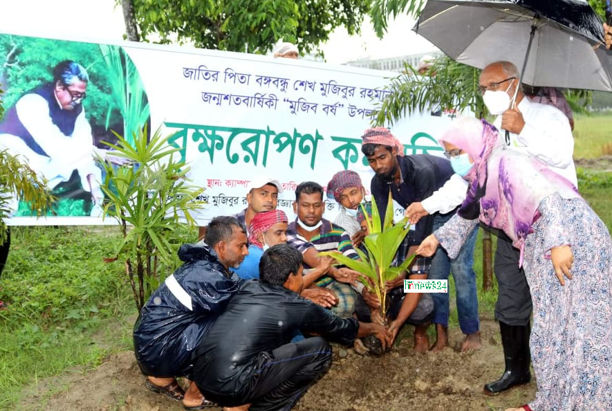 বশেমুরবিপ্রবি'তে মুজিববর্ষ উপলক্ষে বৃক্ষরোপণ কর্মসূচির উদ্বোধন