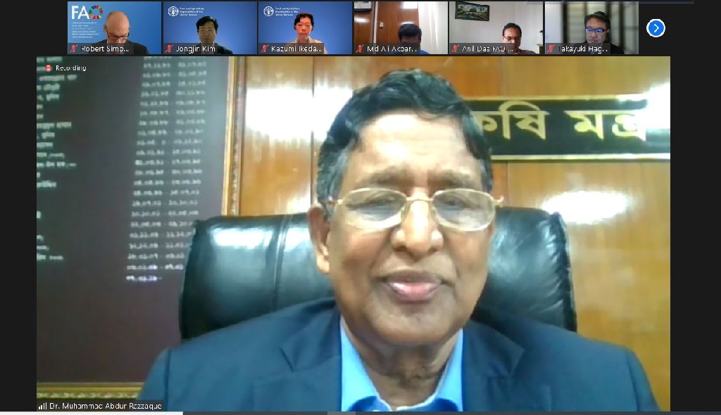 এফএওর আঞ্চলিক সম্মেলন আয়োজনের সকল প্রস্তুতি চলছে : কৃষিমন্ত্রী