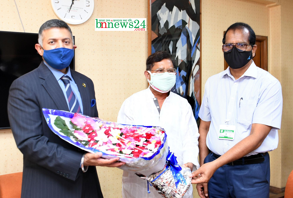 মন্ত্রী গোলাম দস্তগীর গাজী'র সঙ্গে নবনিযুক্ত ভারতীয় হাইকমিশনারের সাক্ষাৎ