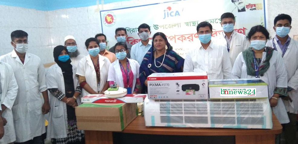 মণিরামপুরে উপজেলা স্বাস্থ্য কমপ্লেক্সে এসি, ফ্যান ও চিকিৎসা উপকরণ দিয়েছে ইউজিডিপি-জাইকা