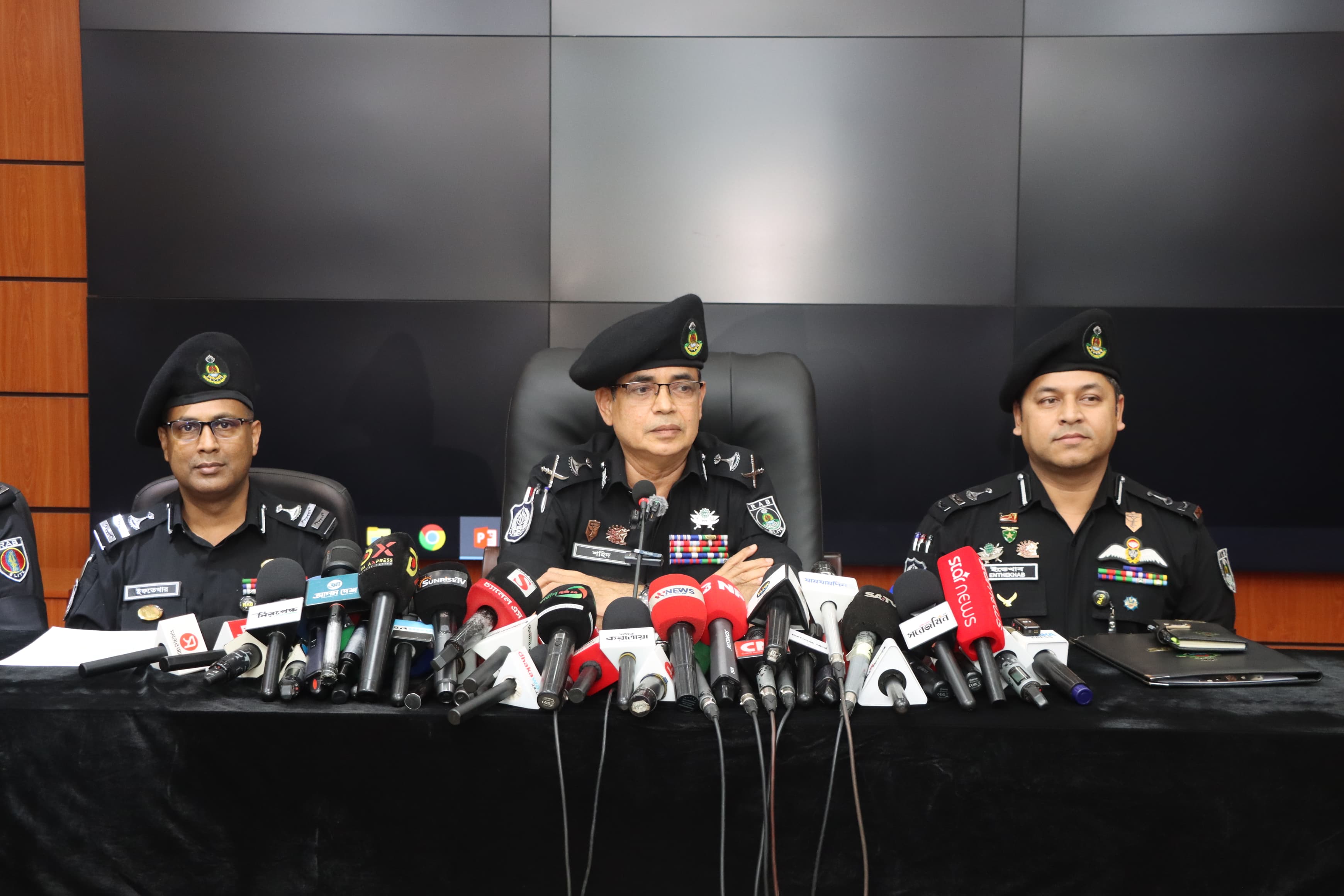 আইনশৃঙ্খলা পরিস্থিতি উন্নতির মাধ্যমে নির্বাচনের পরিবেশ সৃষ্টির প্রক্রিয়ায় আছি