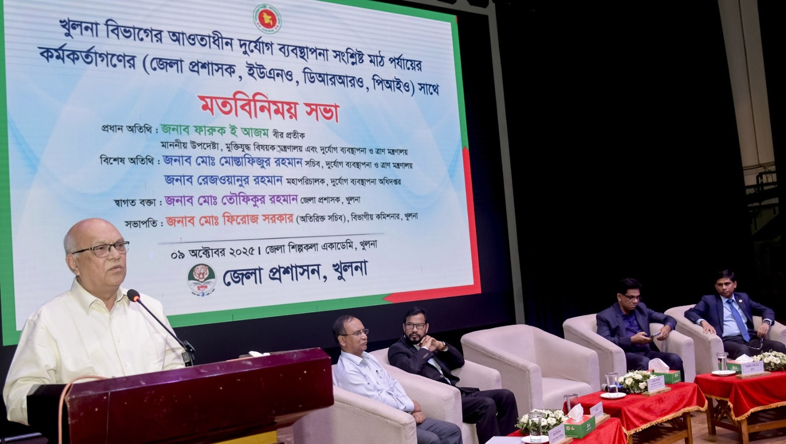 সঠিক পরিকল্পনায় দুর্যোগ মোকাবিলা করা সম্ভব: দুর্যোগ ব্যবস্থাপনা উপদেষ্টা