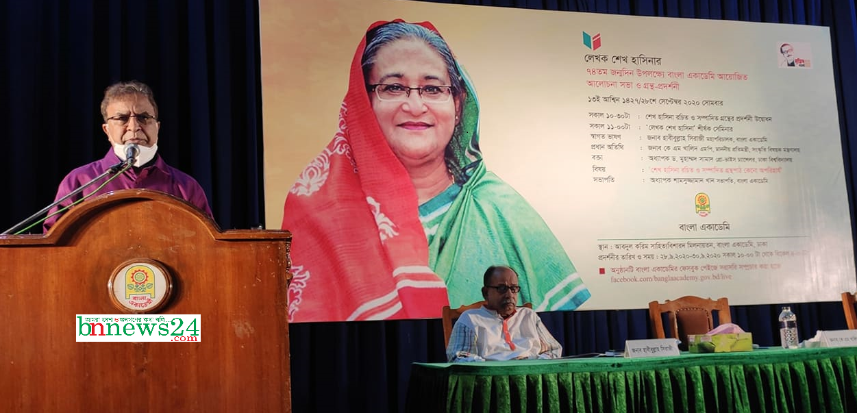 বাংলাদেশ রাষ্ট্রের স্থপতি বঙ্গবন্ধু আর অর্থনৈতিক মুক্তির প্রতীক শেখ হাসিনা : কে এম খালিদ