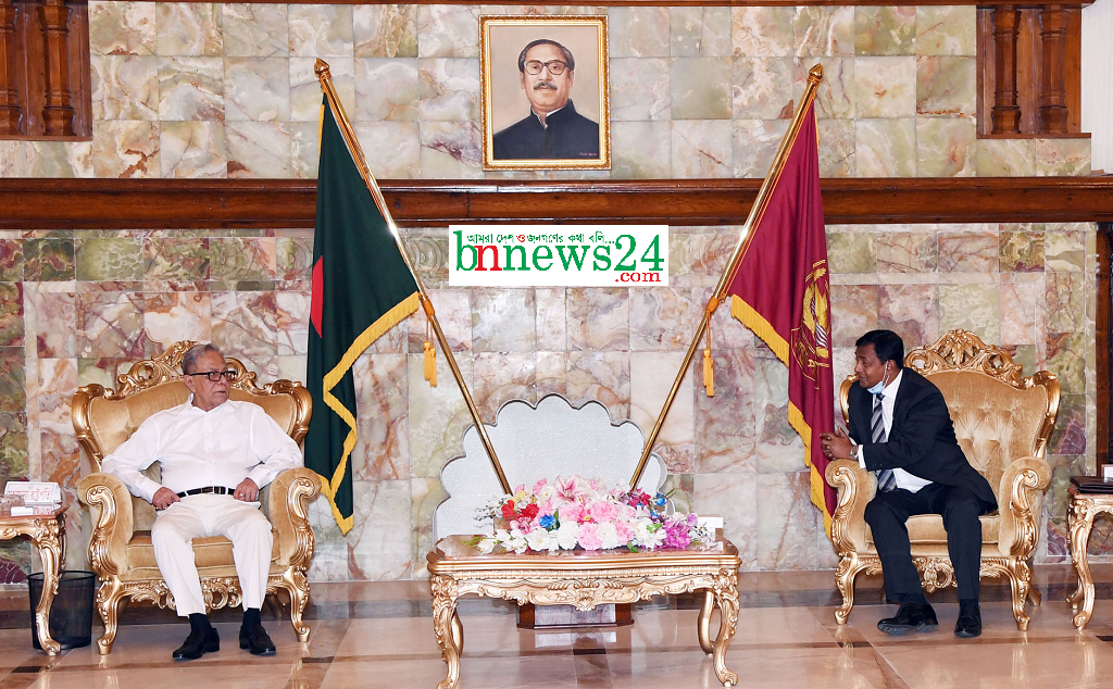 রাষ্ট্রপতির সঙ্গে যুক্তরাষ্ট্র ও ইথিওপিয়ায় নিযুক্ত রাষ্ট্রদূতদের সাক্ষাৎ