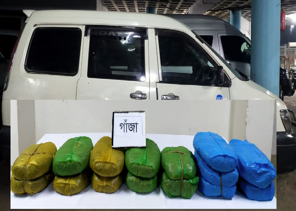 গাঁজাসহ তিন মাদক ব্যবসায়ী গ্রেফতার