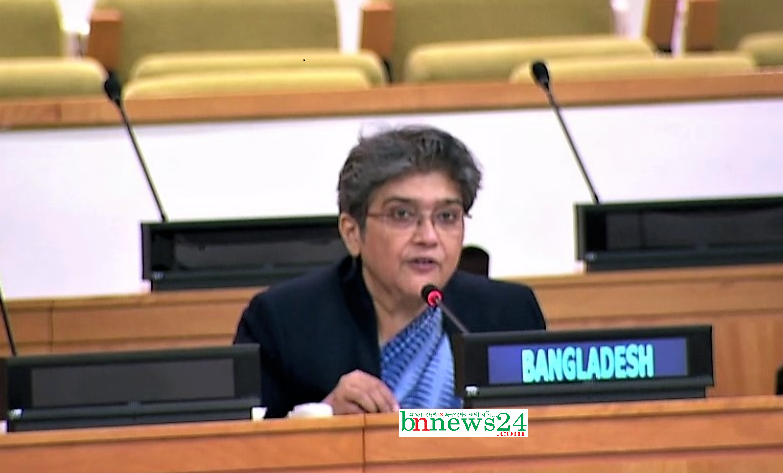 বাংলাদেশ সন্ত্রাসী কর্মকাণ্ডকে প্রত্যাখান করে এবং নিন্দা জানায় : জাতিসংঘে রাবাব ফাতিমা