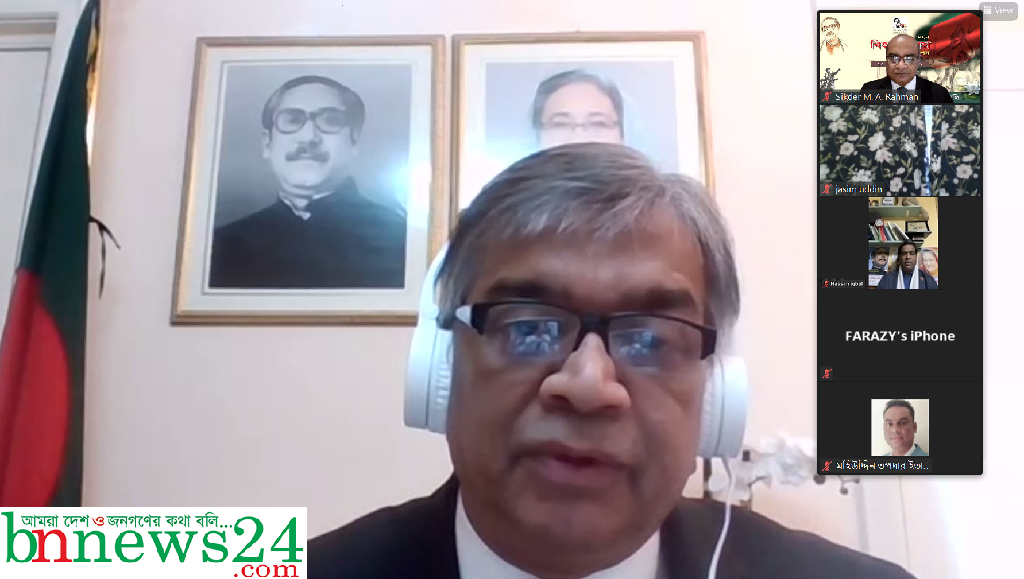 বিজয় দিবসে প্রধানমন্ত্রীকে প্রবাসী-বান্ধব সরকার হিসেবে অভিহিত করে : রাষ্ট্রদূত শামীম