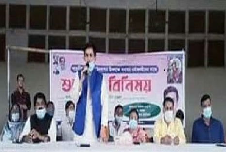 মহেশপুরে পূজা উদযাপন উপলক্ষে শুভেচ্ছা বিনিময় সভা