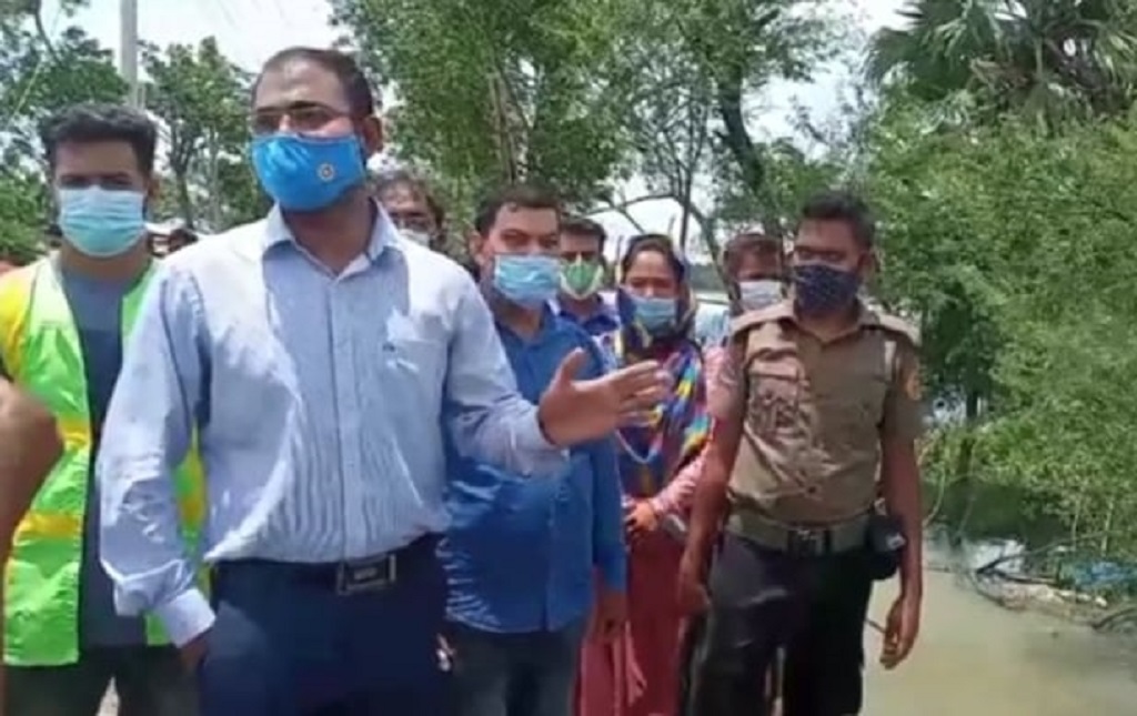 কালিগঞ্জে জলাবদ্ধতা নিরসনে ইউএনও'র মহতি উদ্যো