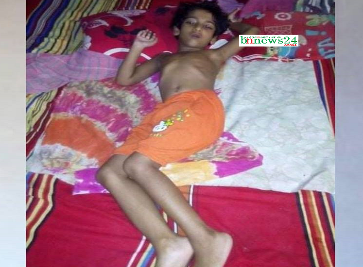 প্রতিবন্ধী নাতিশাকে বাঁচাতে সাহায্যের আবেদন দরিদ্র পিতার