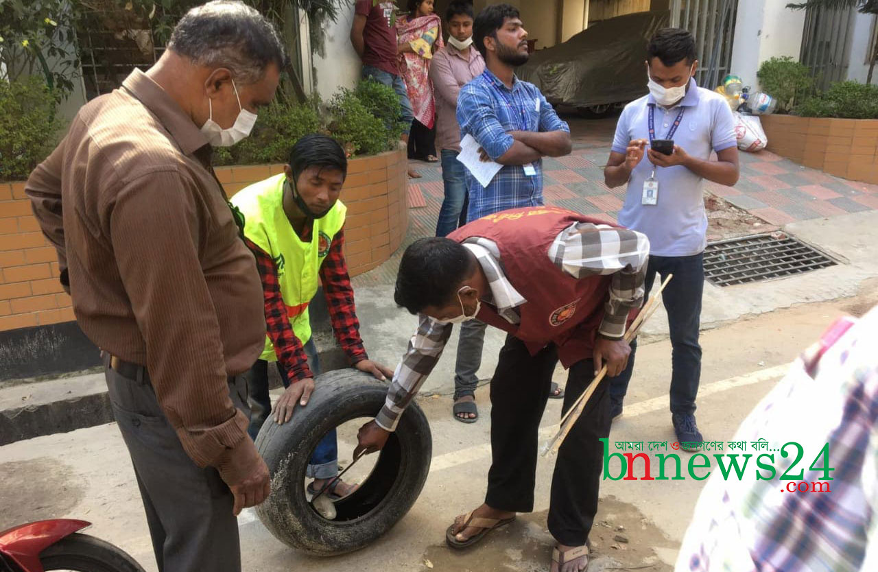 মশা নিয়ন্ত্রণে আজও ডিএনসিসির অভিযান