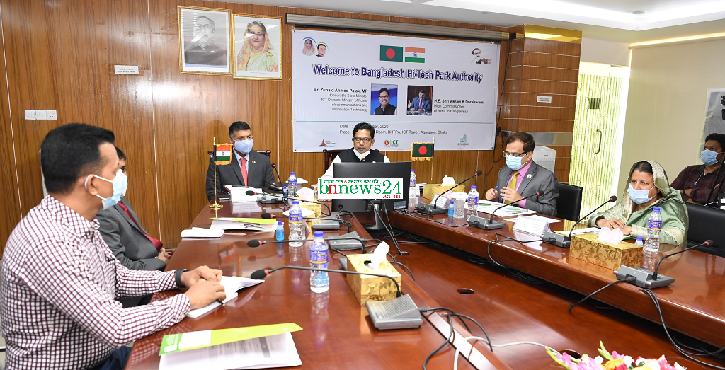 বিনিয়োগসহ আইসিটি খাতে যৌথভাবে কাজ করবে বাংলাদেশ-ভারত : পলক