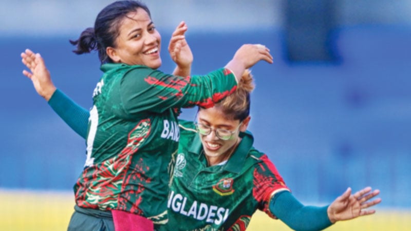 পাকিস্তানকে হারিয়ে বিশ্বকাপ মিশন শুরু বাঘিনীদের